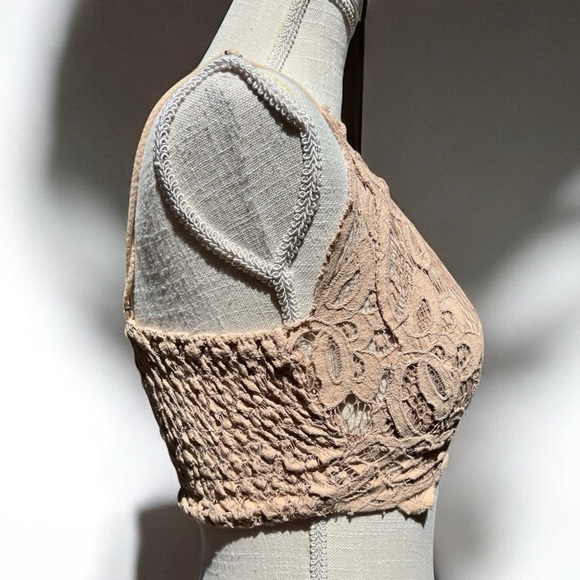 🌻 FREE PEOPLE Adella Bralette in Nude Size XS/S - Picture 8 of 11